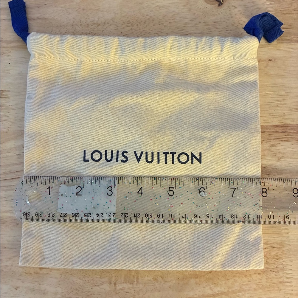 Louis Vuitton Pouch Drawstring type 8”x7”